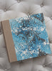 BESPOKE MARBLED PHOTO ALBUM - Aquamarine and Khaki - 3