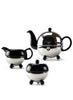 MARIAGE FRÈRES - ART DÉCO 1930 LARGE BLACK TEA SET WITH MARCO POLO TEA - 1