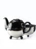 MARIAGE FRÈRES - ART DÉCO 1930 LARGE BLACK TEAPOT WITH MARCO POLO TEA - 2