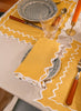 MARIAIDA - SET OF FOUR VILA YELLOW LINEN NAPKINS - LIFESTYLE