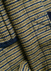 THE STUDIO BAG - Navy Blue Striped Cotton and Jute Tote - detail 3