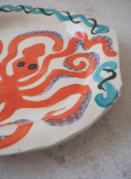 MEGAN BAKER - Octopus Dinner Plate - 2