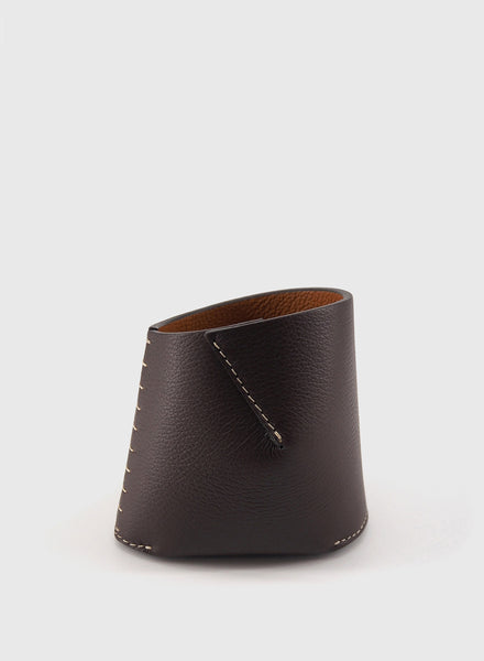 OSCAR MASCHERA - Antonio Pencil Pot Col. Dark Brown / Elm - Front