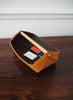 OSCAR MASCHERA - Gino Small Leather Desk Tidy - Elm / Dark Brown - Lifestyle 2 