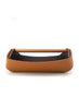Oscar Maschera - Gino Small Leather Desk Tidy, Dark Brown & Elm - Side
