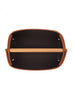 Oscar Maschera - Gino Small Leather Desk Tidy, Dark Brown & Elm - Top