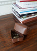 OSCAR MASCHERA - Mascotte Square Leather Box with Lid - 9.5 x 8 x 5cm - Col. Castagna - Lifestyle