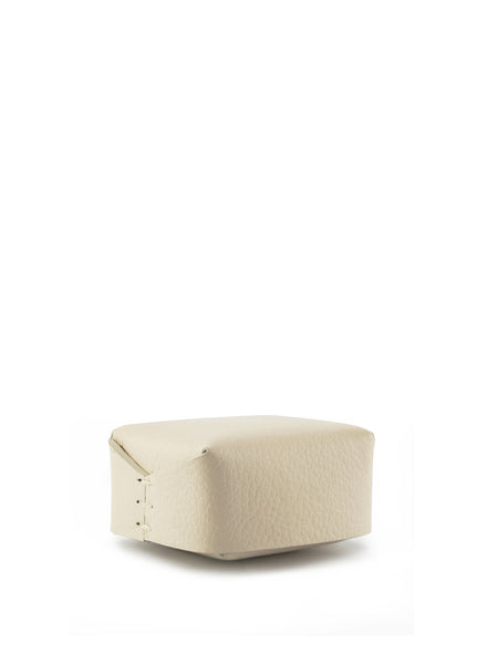 OSCAR MASCHERA - Small Ivory Leather Box - 1