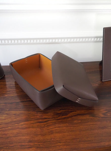OSCAR MASCHERA - Medium Rectangular Box - Col. D.Brown / Sole - Lifestyle