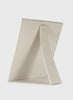 Oscar Maschera - Punti Large White Leather Photo Frame - 3