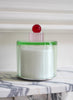 PAOLA PETROBELLI - HAND BLOWN GLASS LAMP IN GREEN, PINK AND RED - Lifestyle 1