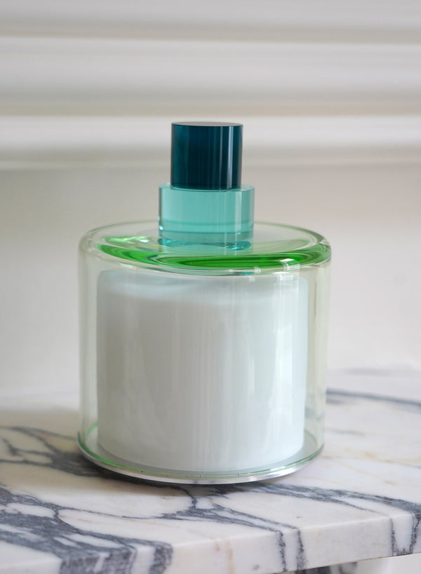 PAOLA PETROBELLI - HAND BLOWN GLASS LAMP IN GREEN AND BLUE - Lifestyle 1