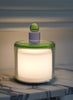 Paola Petrobelli - Hand Blown Glass Lamp in Green and Lilac - Lifestyle 3