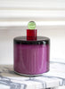 Paola Petrobelli - Hand Blown Glass Lamp in Amethyst, Red and Green - Lifestyle 1