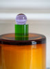 PAOLA PETROBELLI - HAND BLOWN GLASS LAMP IN AMBER, GREEN, LILAC - Detail 1