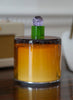 PAOLA PETROBELLI - HAND BLOWN GLASS LAMP IN AMBER, GREEN, LILAC - Lifestyle 4