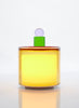 PAOLA PETROBELLI - HAND BLOWN GLASS LAMP IN AMBER, GREEN, LILAC - Light On