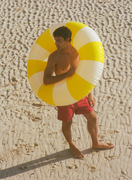 PETITES POMMES - Celine Dolce Pool Float - Pastel Yellow - Lifestyle 