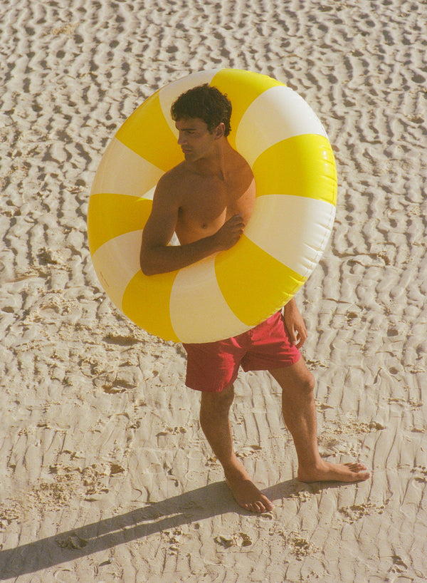 PETITES POMMES - Celine Dolce Pool Float - Pastel Yellow - Lifestyle 