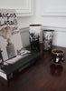 PAIR OF LARGE COW HORN VASES - LIFESTYLE