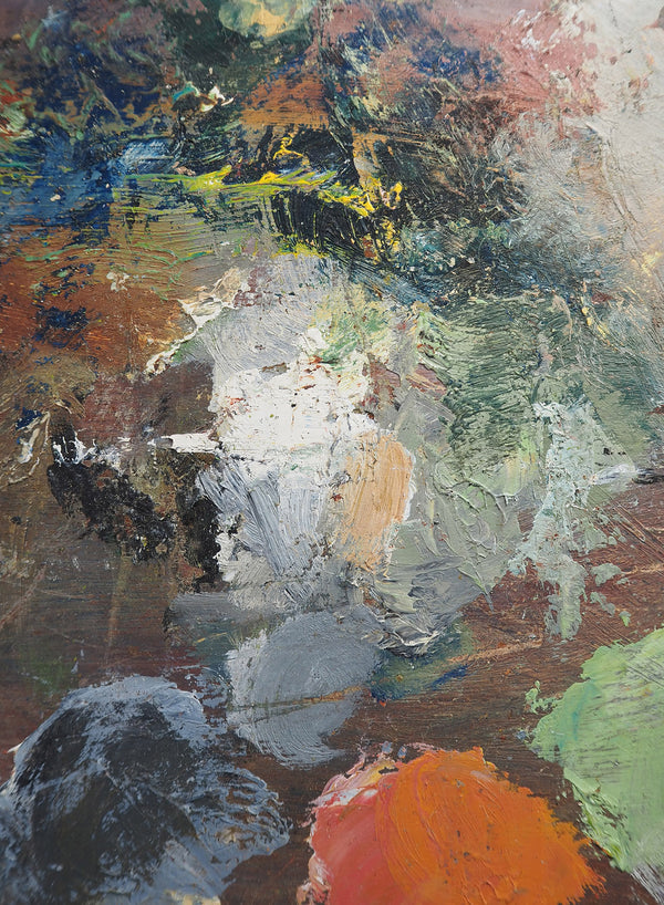 Antique Painter's Palette 6 - Detail