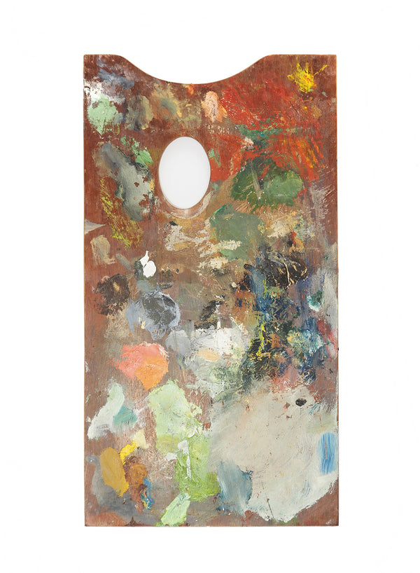Antique Painter's Palette 6 - Front