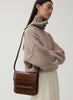 REJINA PYO - Ana Brown Leather Emboss Croc Bag - 8