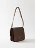 REJINA PYO - Ana Brown Leather Emboss Croc Bag - 7