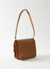 REJINA PYO - Ana Caramel Leather Emboss Croc Bag - 5