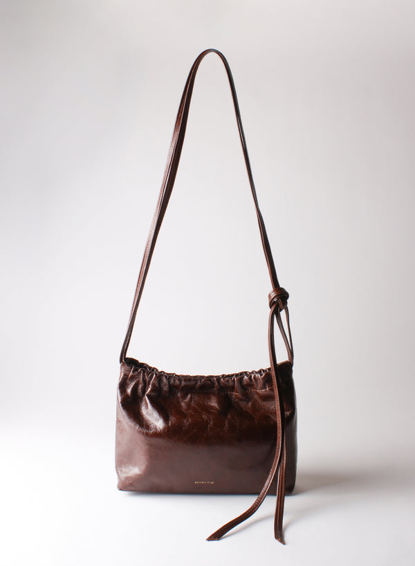 REJINA PYO - Camila Crossbody Tote Leather Pecan - Front