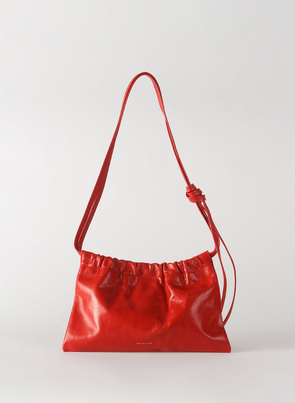 REJINA PYO - Camila Crossbody Tote Leather Rosso - Front