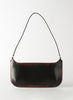 REJINA PYO - Cassie Black Leather Brushed Bag - 1