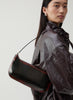REJINA PYO - Cassie Black Leather Brushed Bag - 2