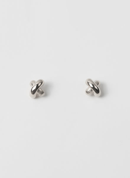 REJINA PYO - Silver Plated Cross Earrings - 1