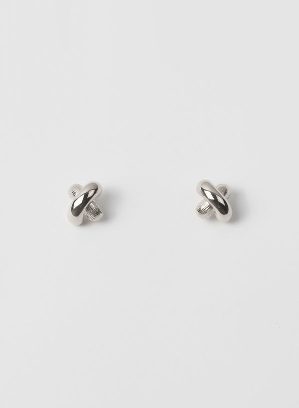 REJINA PYO - Silver Plated Cross Earrings - 1