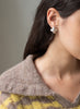 REJINA PYO - Silver Plated Cross Earrings - 2