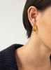 REJINA PYO - Gold Plated Double Hoops Earrings - 2