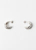 REJINA PYO - Silver Plated Double Hoops - 1