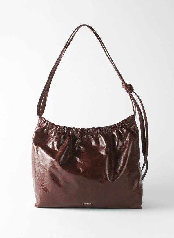 REJINA PYO - Felix Crossbody Tote Leather Pecan - Front