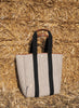RUE DE VERNEUIL - The Traversée Striped Beige High Cotton Tote - Lifestyle 2