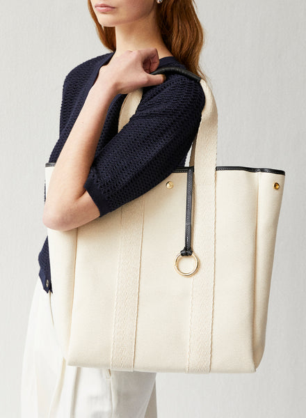RUE DE VERNEUIL - The Traversée Natural High Cotton Tote - 2