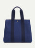 RUE DE VERNEUIL - Traversée Tote -  Large - Denim - Blue - Front