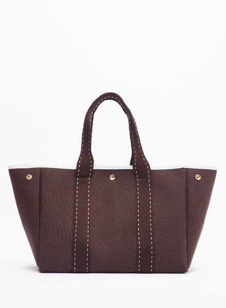 RUE DE VERNEUIL - The Traversée Brown Medium Cotton Tote - 4