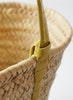 REJINA PYO - Yellow Croc Leather Embossed Basket Tote - 3