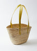 REJINA PYO - Yellow Croc Leather Embossed Basket Tote - 5