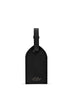 SMYTHSON - Panama Leather Luggage Tag - Black - Front