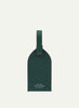 SMYTHSON - Luggage Tag - Panama Leather - Forest Green - Front