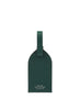SMYTHSON - Panama Leather Luggage Tag - Forest Green - Front