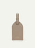 SMYTHSON - Luggage Tag - Panama Leather - Sandstone - Front