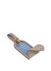 SMYTHSON - Panama Leather Luggage Tag - Sandstone - Open